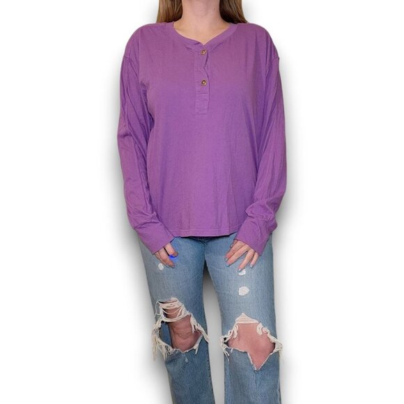 XiRENA Long Sleeve Light Purple Shirt - Picture 1 of 6